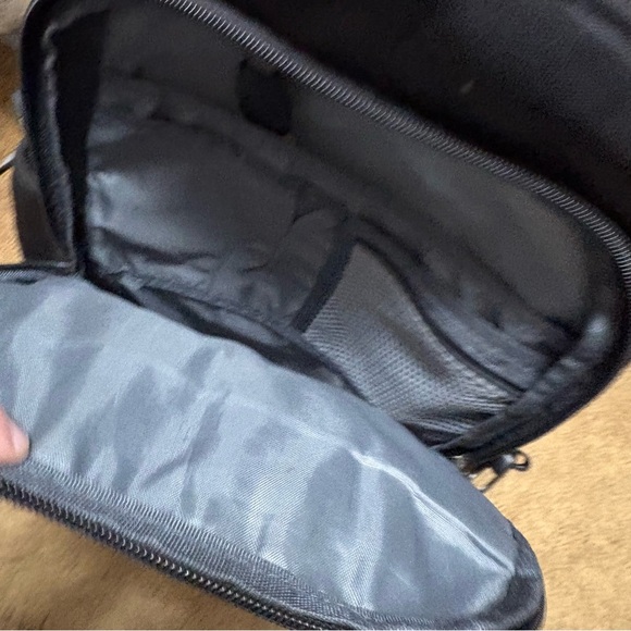 Stylish Gray pickleball Backpack with Gold Accents - Picture 14 of 14